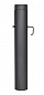 Труба 1 м с шибером черный d180 2 мм КПД